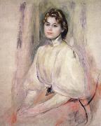 Pierre Renoir Young Woman Seated Spain oil painting artist